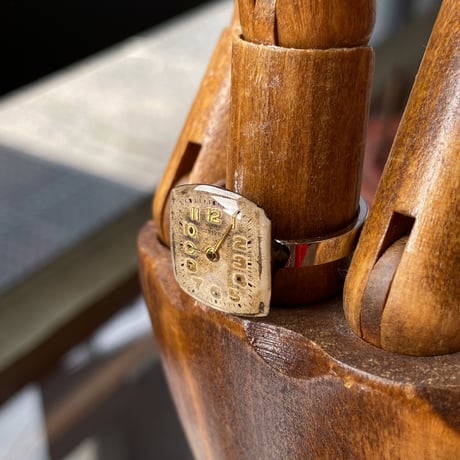antique dial ring #15 "CITIZEN"【K0885】