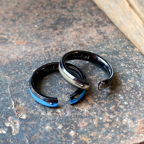 CLOPOA BLACK standard 2way earcuff&rings 2本セット【K0853】