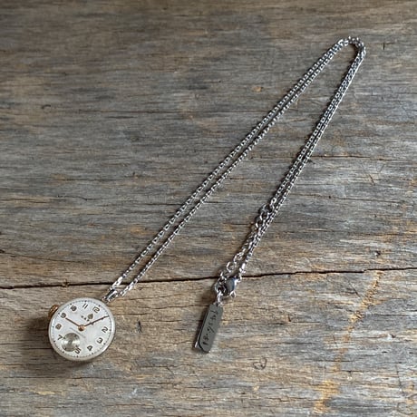 antique dial&movement necklace【K0716】