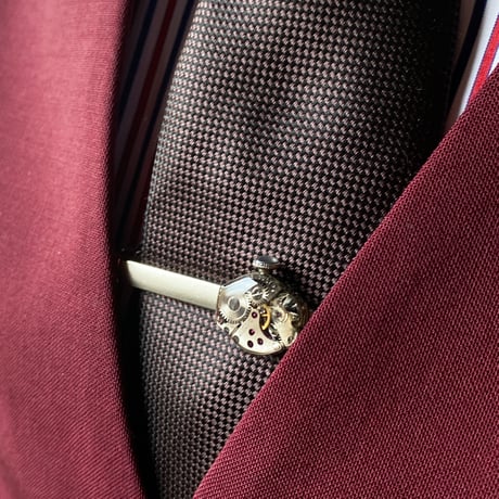 antique movement tiepin【K0744】