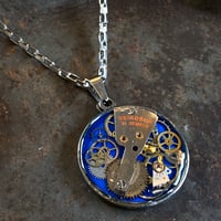 CLOPOA standard necklace blue【K0551】