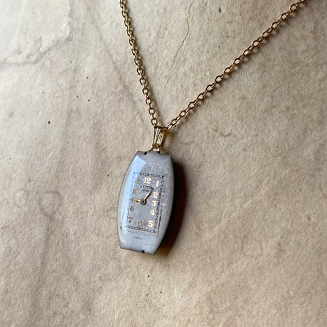 antique dial long necklace K18GP "KELTON"【K0870】