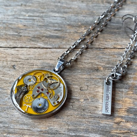 【new!!】CLOPOA standard necklace dark yellow【K0957】
