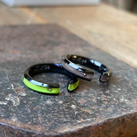 CLOPOA BLACK standard 2way earcuff&rings 2本セット【K0863】