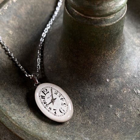 antique dial necklace"art nouveau1920's〜"【K0762】