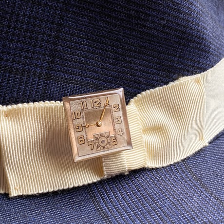 antique dial brooch "swiss military【K0806】
