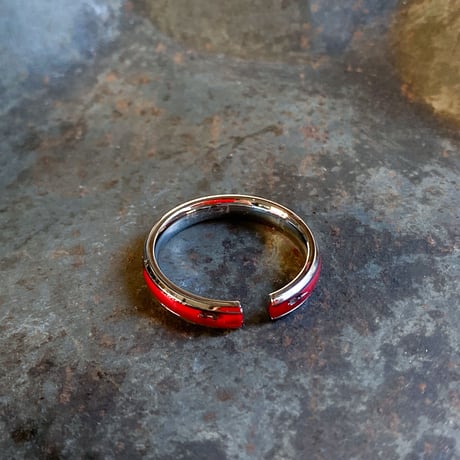 CLOPOA large 2way earcuff&rings red #22【K0710】