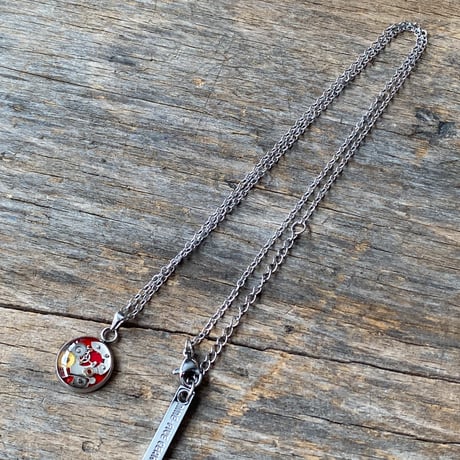 CLOPOA petit necklace red【K0962】