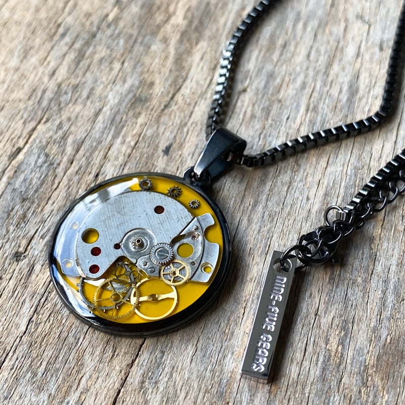 new】CLOPOA BLACK standard necklace yellow【K090