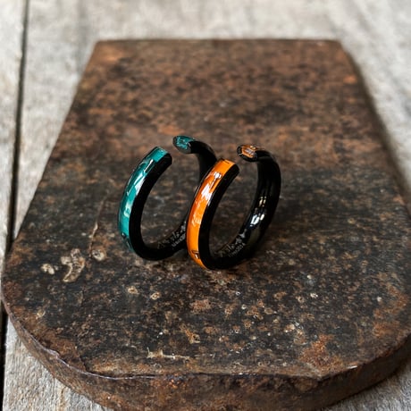 【new!!】CLOPOA BLACK standard 2way earcuff&rings 2本セット【K1015】