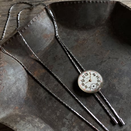 antique dial chain looptie "SEIKOSHA NATION"【K0755▲】