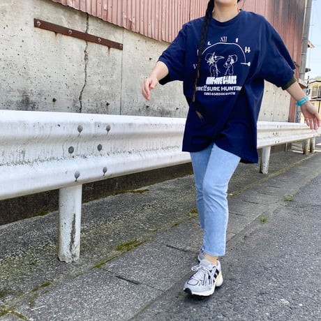 【new!!】9時5分の歯車オリジナル"謎解きデザイン" Tシャツ ネイビー