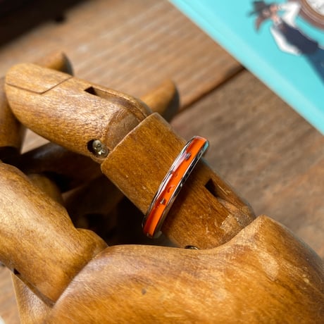 CLOPOA large 2way earcuff&rings orange #22【K0864】