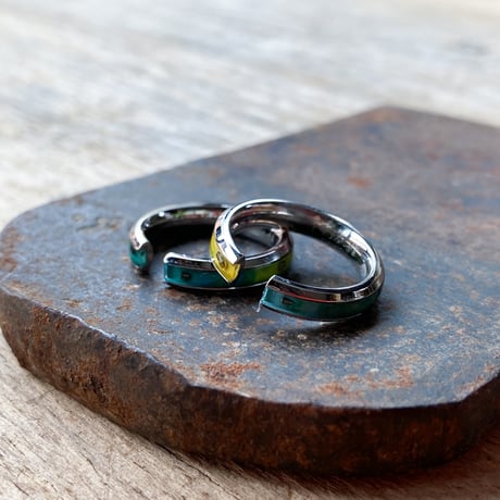 【再製作】CLOPOA season's multicolored 2way earcuff&rings 2本セット"May 25th" 【K1029】