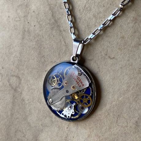 CLOPOA standard necklace blue【K0551】