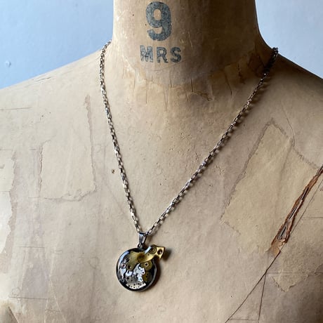CLOPOA standard necklace moss green【K0602】