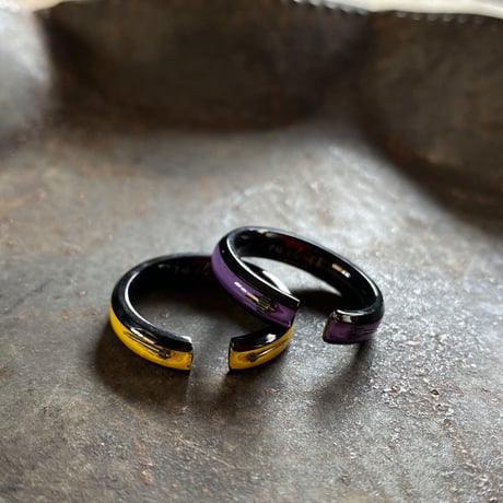 【K0695】CLOPOA BLACK standard 2way earcuff&rings 2本セット