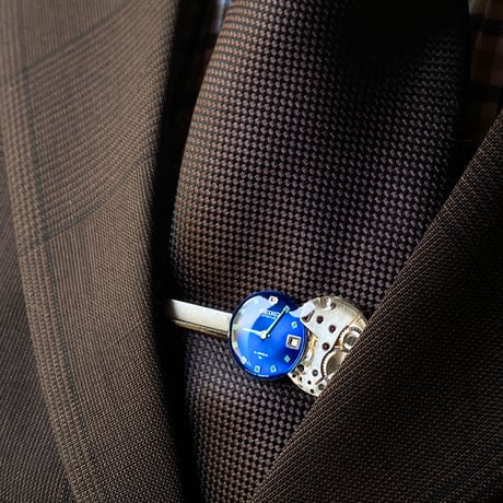 【K0696】 antique dial&movement tiepin