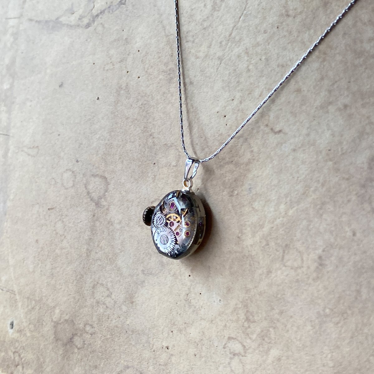 【外盤A級】 仏EARTO　「名器の響き」　ヴェイロン＝ラクロワ antique movement necklace 