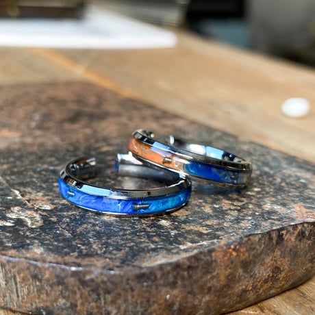 【企画展作品】CLOPOA standard 2way earcuff&rings “sunset color”2本セット 【something special/S0030】