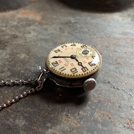 antique dial&movement necklace【K0706】