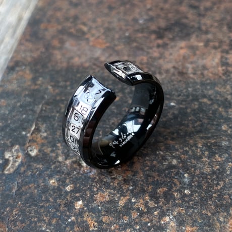 【new!!】CLOPOA BLACK 2way date earcuff&ring (デイトカフ) 14号【K0976】