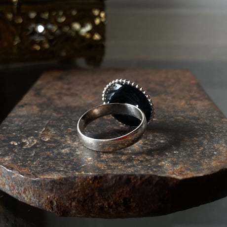 【企画展作品】antique violet dial ring "CITIZEN" SV925 #10【something special/S0014】