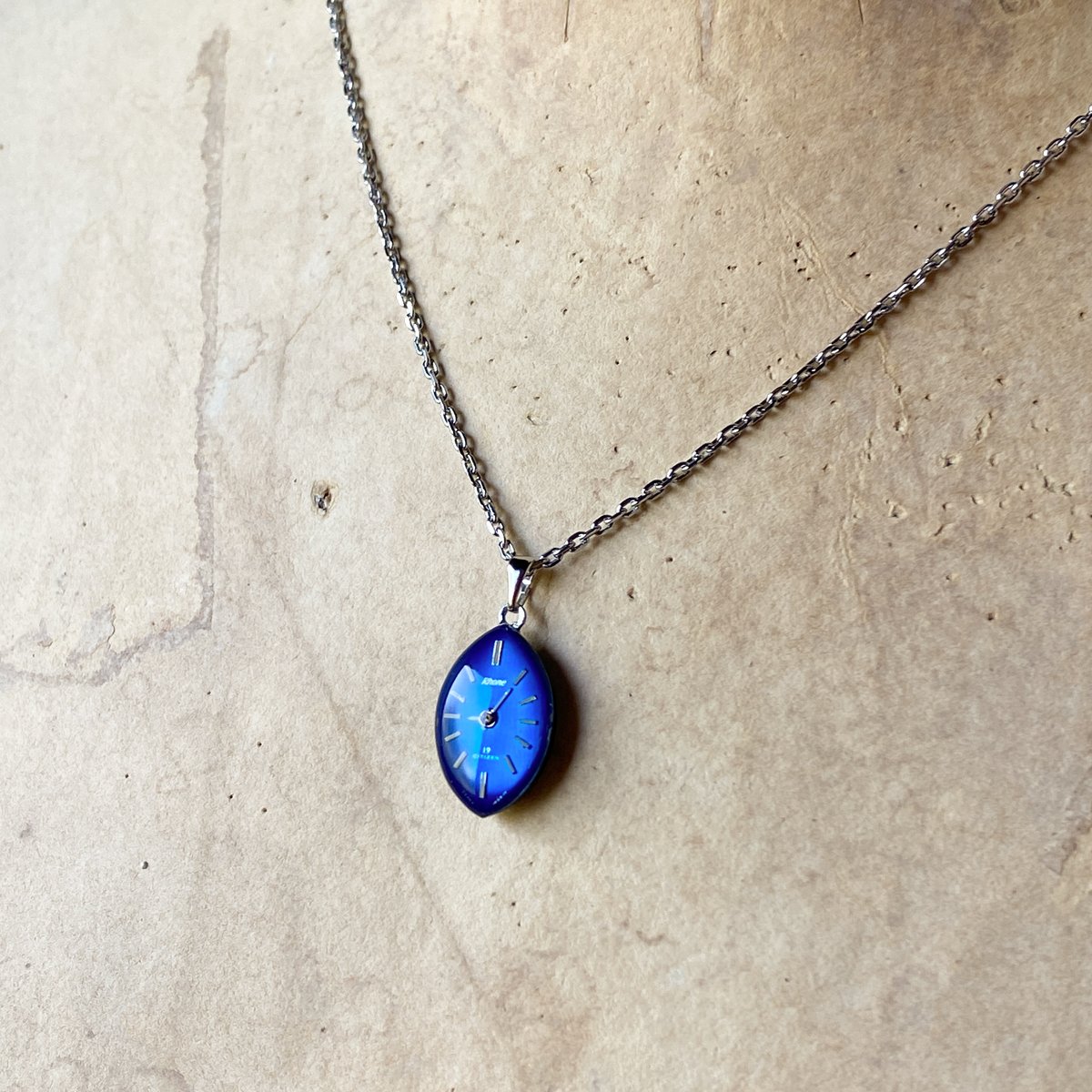 その他 846 necklace4series 企画展作品】antique teardrop dial necklace 