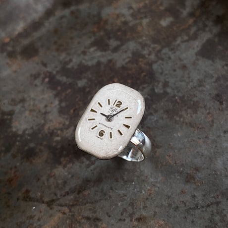 【K0626】 dial ring SV925 13号(ボックス付)
