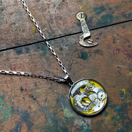 CLOPOA standard necklace mustard yellow【K0791】