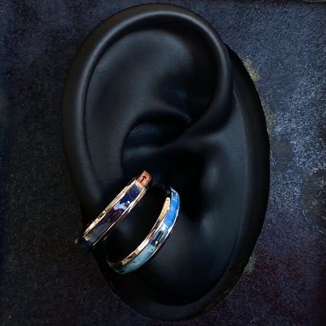 【企画展作品】CLOPOA standard 2way earcuff&rings “sunset color”2本セット 【something special/S0032】