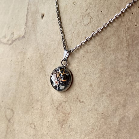 CLOPOA petit necklace gray【K0907】