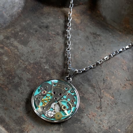 CLOPOA standard necklace turquoise【K0581】