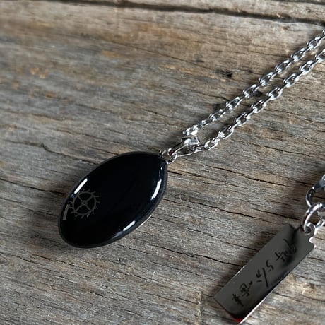 antique dial necklace"art nouveau1920's〜"【K0762】