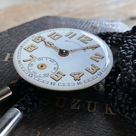 antique dial looptie "1920's military"【K0552】