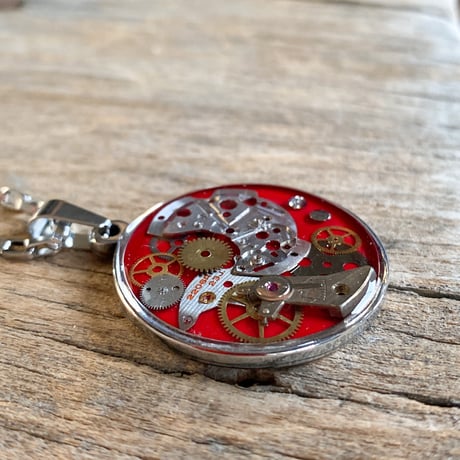 【K0655】CLOPOA standard necklace red