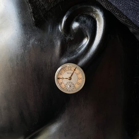 antique color dialpierced earrings【K0701】