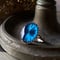 antique skyblue dial ring \"SEIKO\" SV925 #15【再掲/S0013】