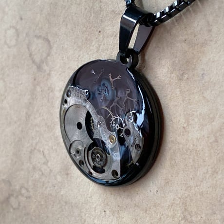CLOPOA BLACK standard necklace chaos color【K0902】