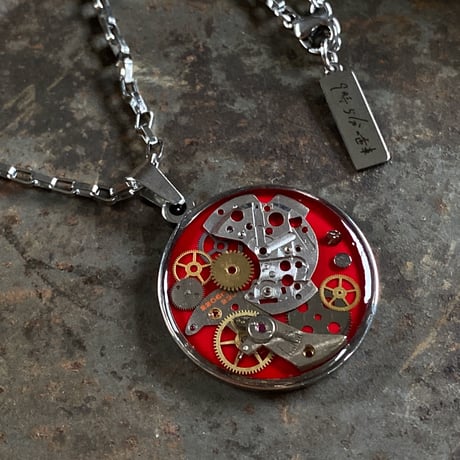 【K0655】CLOPOA standard necklace red