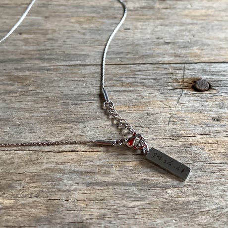 antique movement necklace“USA ELGIN”【K0741】