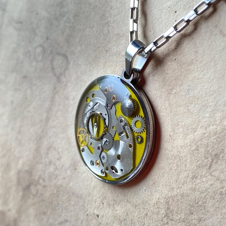 CLOPOA standard necklace mustard yellow【K0791】