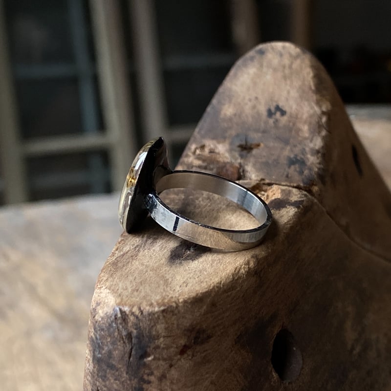 antique tonneau dial ring 