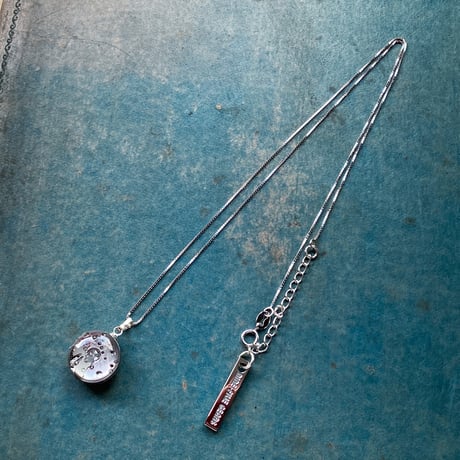【企画展作品】antique small movement necklace "SEIKO" SV925【something special/S0011】