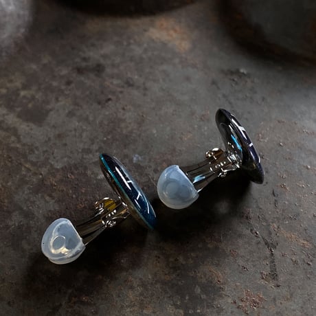 antique color dial earrings【K0593】