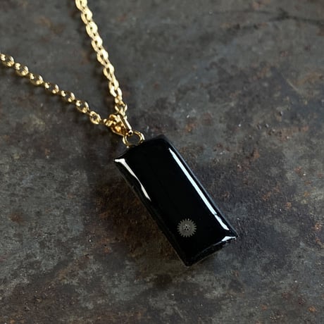 【K0697】 antique dial necklace K18GP