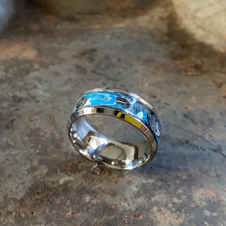 CLOPOA multicolored flat ring 13号【K0615】