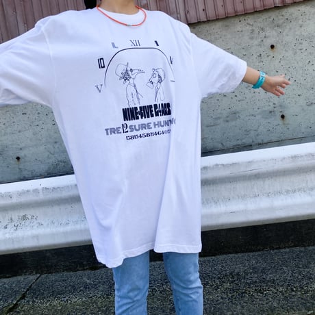 【new!!】9時5分の歯車オリジナル"謎解きデザイン" Tシャツ ホワイト