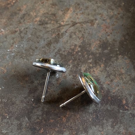 CLOPOA petit pierced earrings green【K0543】