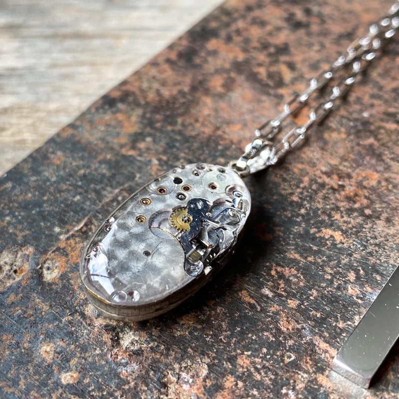 antique movement necklace 